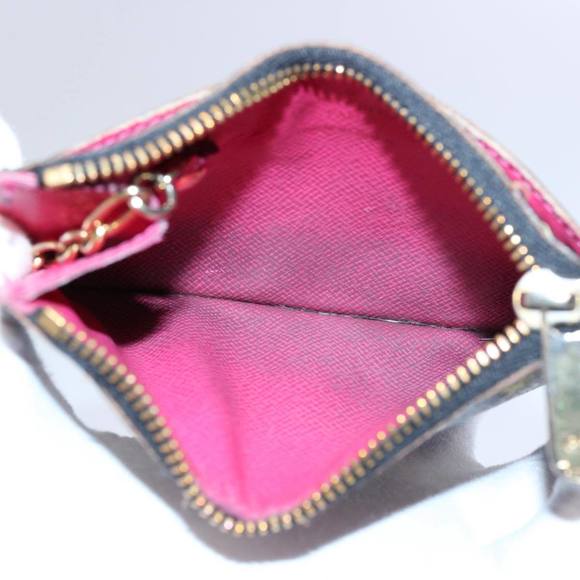 LOUIS VUITTON Multicolor Pochette Cles NM Coin Purse Black M60279 LV Auth 62586 - Picture 10 of 16